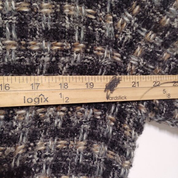WEAVE OF THE IRISH made in Ireland Women’s size M Wool Coat Button Collar - Picture 6 of 7